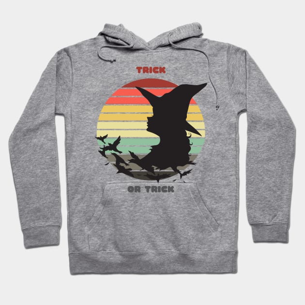 Sunset Witch /Trick or Trick Hoodie by nathalieaynie